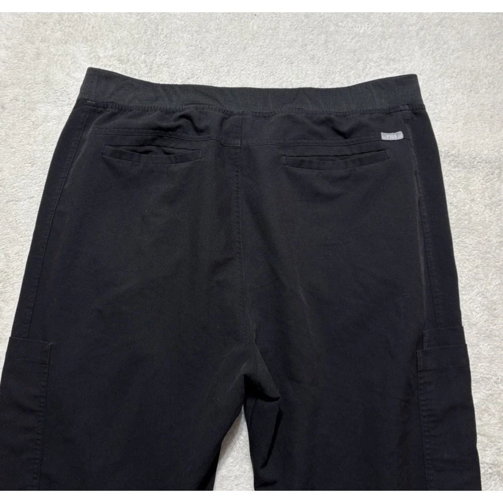FIGS Axim Cargo Scrub Pants Men's Size XXL 2XL Black Technical Collection